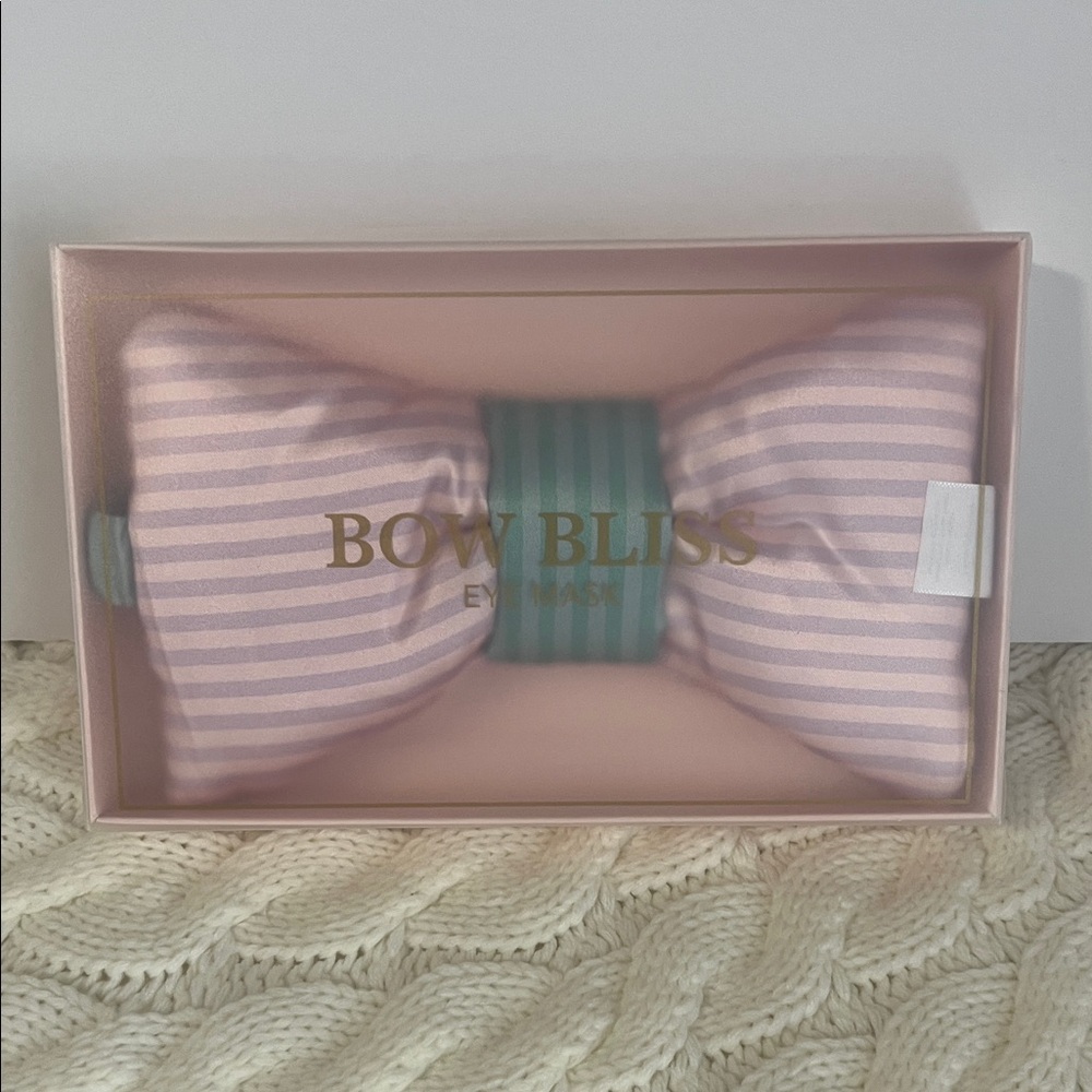 Bliss Pink and Green Striped Face Mask